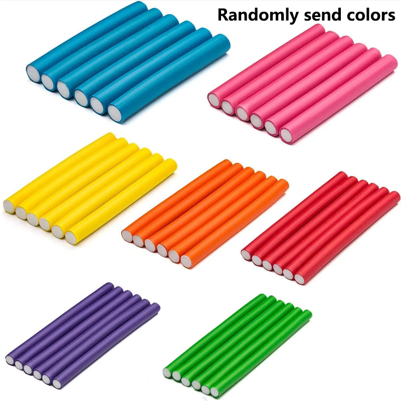 Hair Roller Set Flexi - 10pcs Flexible Curling Rods Hair Twist