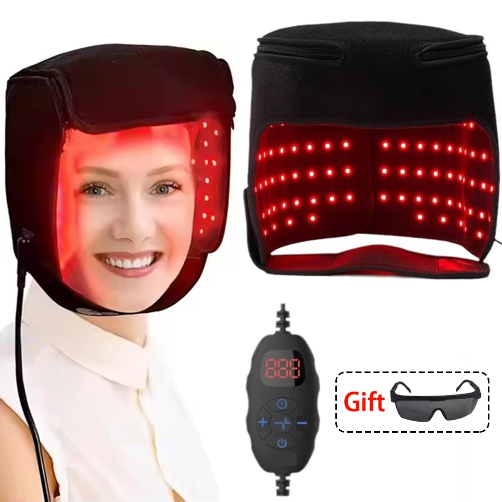 Hair Care Frizzy Hair - LED Red Light Therapy Hat For
