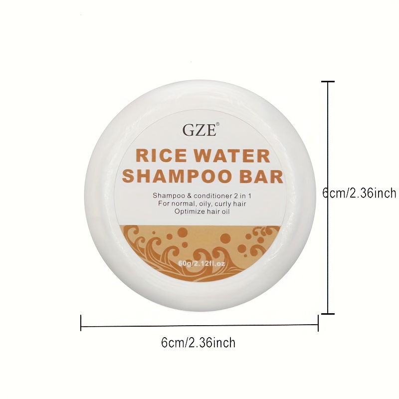 GZE Rice Water Shampoo Bar Soa - Hair Care Treatment 评论和价格