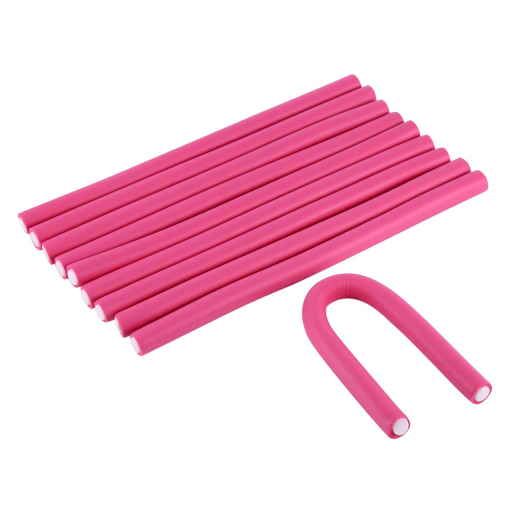 10Pcs/Set Soft Foam Soft Hair  - Hair Roller Set Flexi 评论和价格