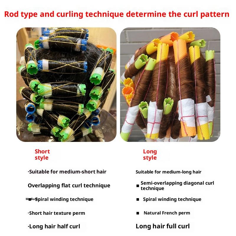 6Pcs Heatless Hair Curler Set  - Hair Roller Set Flexi 评论和价格