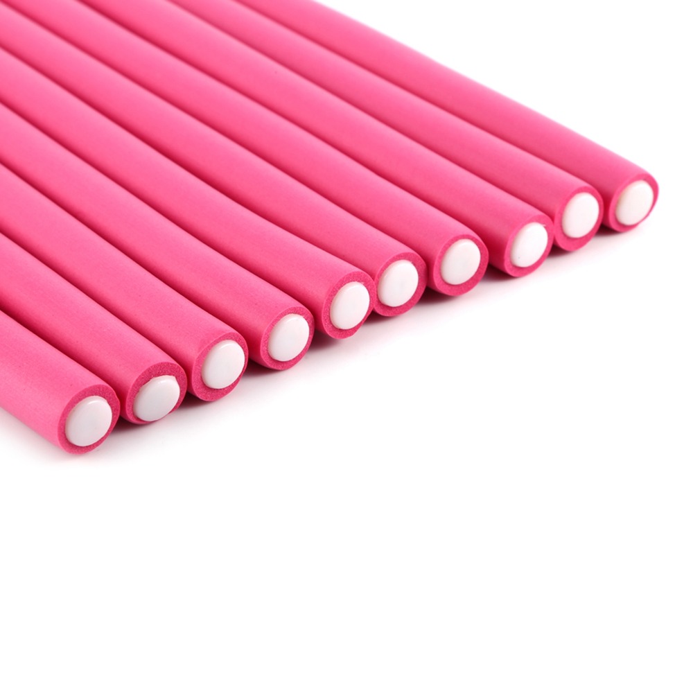10Pcs/Set Soft Foam Soft Hair  - Hair Roller Set Flexi 评论和价格