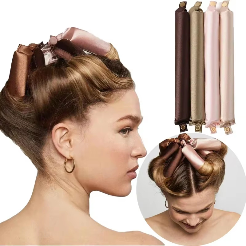 4/5pcs Heatless Curling Rod Se - Hair Roller Set Flexi 评论和价格