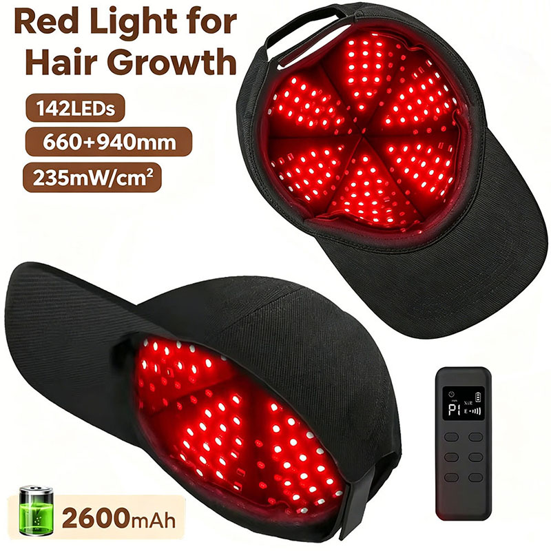 LED Red Light Therapy Hat For  - Hair Care Frizzy Hair 评论和价格