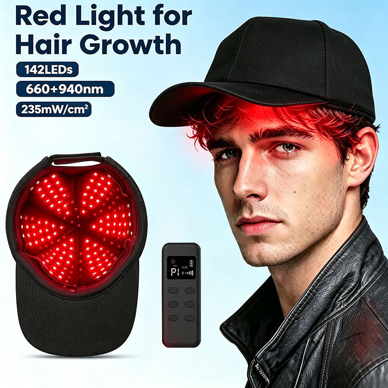 LED Red Light Therapy Hat For  - Hair Care Frizzy Hair 评论和价格