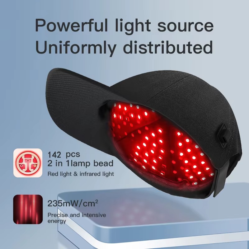 LED Red Light Therapy Hat For  - Hair Care Frizzy Hair 评论和价格