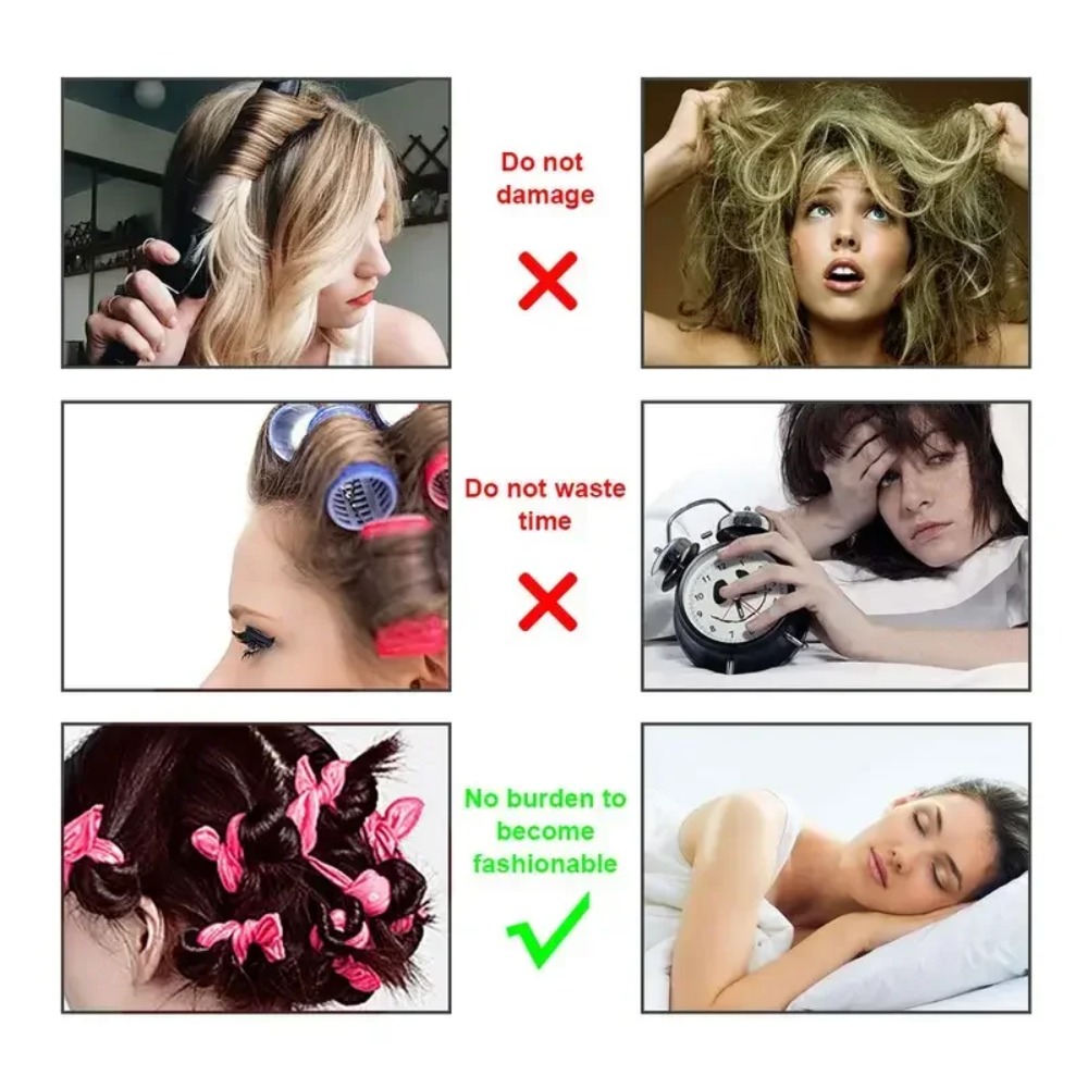 42Pcs Flexible Hair Curling Ro - Hair Roller Set Flexi 评论和价格