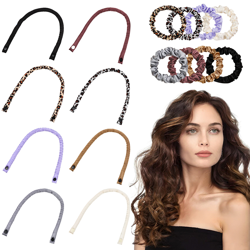 6Pcs/Set 35cm Long Soft Fabric - Hair Roller Set Flexi 评论和价格