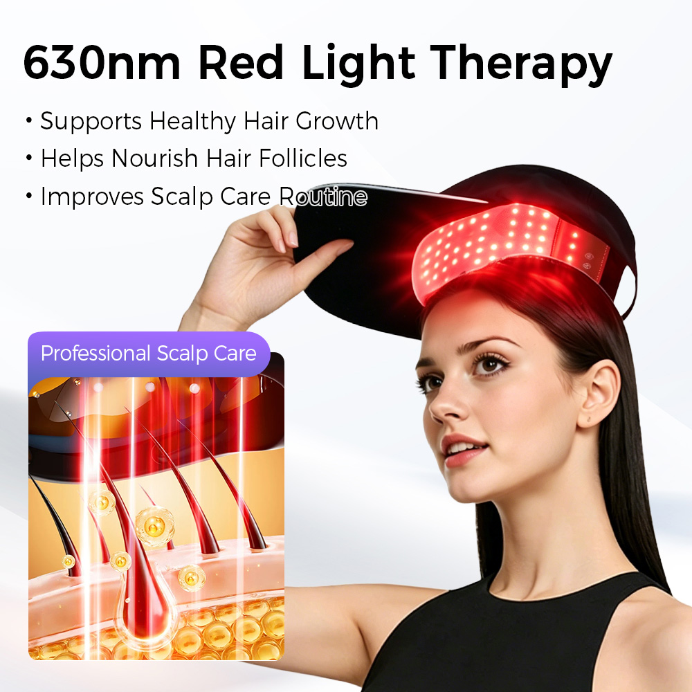LED Hair Growth Cap Red Blue L - Hair Care Frizzy Hair 评论和价格