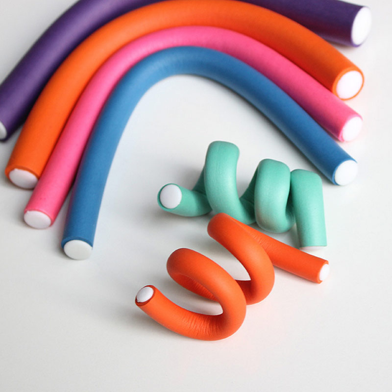 10 Pcs/Set Soft Hair Curlers M - Hair Roller Set Flexi 评论和价格